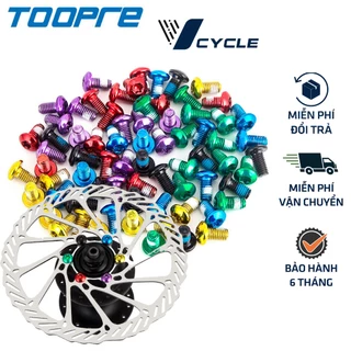 [Chính hãng Toopre] Set 12 ốc vít T25 bằng thép chuyên dụng cho đĩa phanh xe đạp leo núi | Ốc lắp đĩa phanh xe đạp
