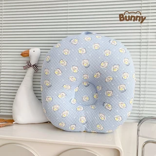 Gối chống trào ngược Bunny chất liệu trần bông cao cấp mềm mại cho bé nằm chống nôn chớ