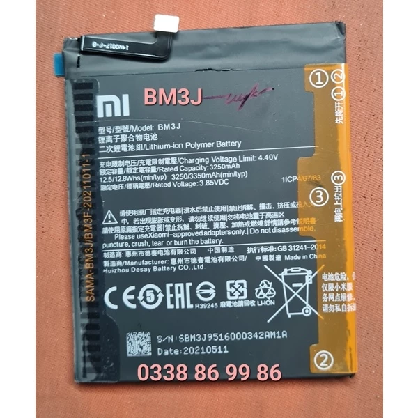 PIN XIAOMI MI 8 LITE_ BM3J