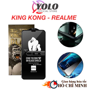 Cường lực Realme C51 C53 C55 C30s 10 10 Pro 9 9i 8i 5 5i 5s 2Pro Q5 Q3 Pro Q 6Pro 6s 6i 7i 7Pro 8Pro kingkong [WK-3D]