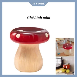 Ghế đôn hình nấm/ Ghê decor trong phòng dùng trang trí phòng khách.