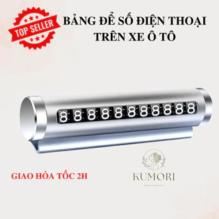 BẢNG SỐ ĐIỆN THOẠI KHI ĐẬU XE OTO thay đổi số bằng nút xoay cao cấp bảng số điện thoại đậu đỗ tạm thời ô tô xe hơi KUMOR