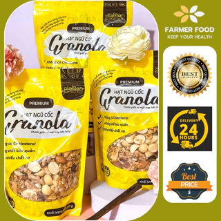 COMBO 3 Olaben Granola 500g - Hạt ngũ cốc dinh dưỡng ăn kiêng, giảm cân tự nhiên Olaben Nutrition