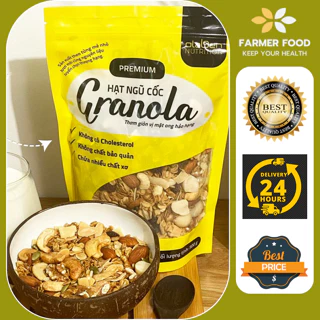 [TẶNG COMBO GÁO DỪA] - 01 TÚI Ngũ cốc giảm cân, ăn kiêng Olaben Granola 500gram