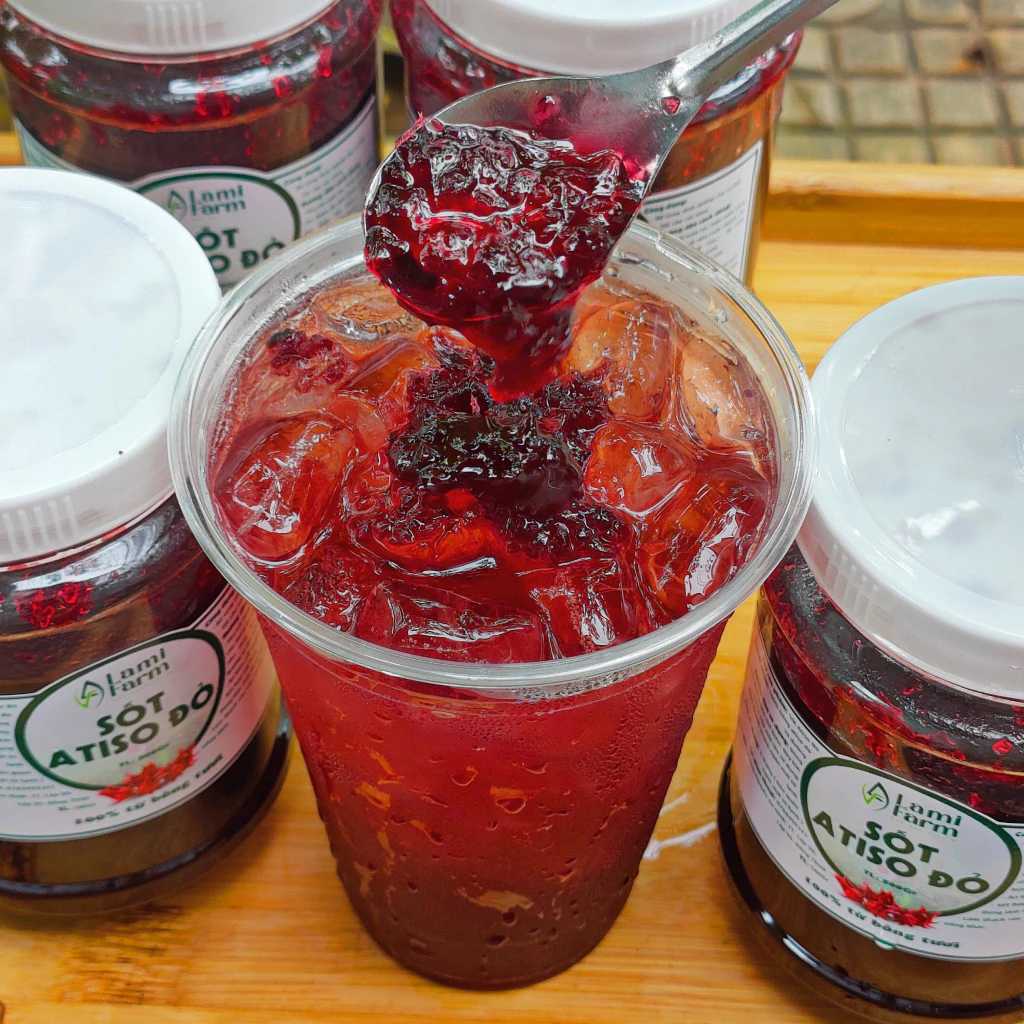 Sốt atiso đỏ (sốt atiso nhuyễn) keo 500g