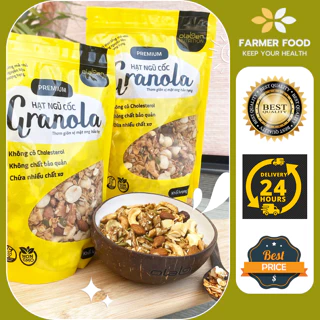 [TẶNG COMBO GÁO DỪA] - 02 TÚIOlaben Nutrition - Ngũ cốc dinh dưỡng giảm cân Granola Olaben 500Gr