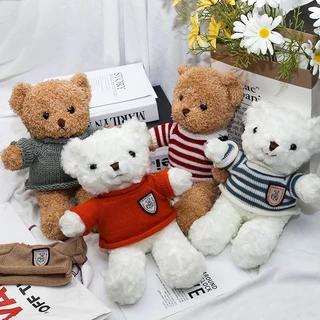 Gấu bông gấu teddy thú nhồi bông dễ thương mặc áo siêu yêu