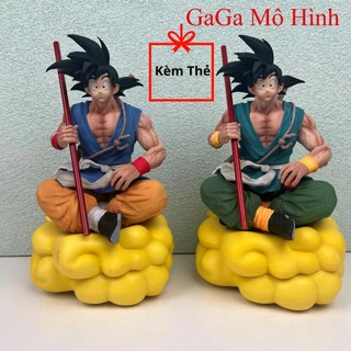 Mô Hình Dragon Ball Goku ngồi mây 22cm siêu nét - GaGaMoHinh (Kèm Thẻ)