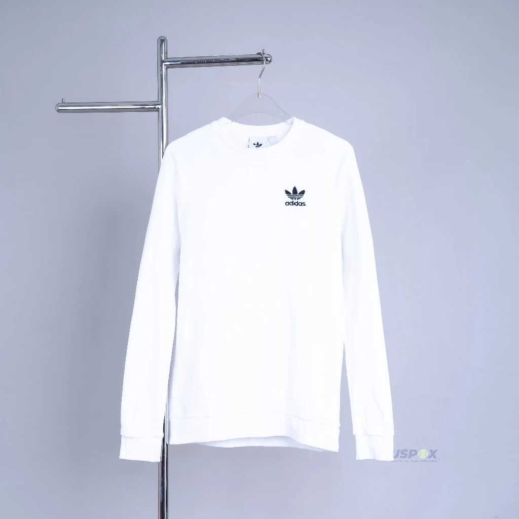 [Ảnh thật] [Chính hãng] Adidas Áo Sweater Basic Original Trắng (form Âu)