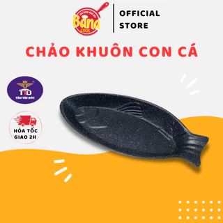 Chảo Hình Con Cá Chống Dính Làm Bít Tết, Trứng Ốp La Tân Tín Đức Size 30cm CA30x13 - BANA COOK