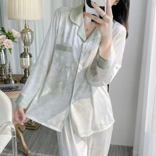 [Săn Sỉ] Pijama Lụa Cao Cấp Đồ Bộ Mặc Nhà Ngủ Nữ Chất Lụa Siêu Mềm Mát Mịn - Sillk Homewear