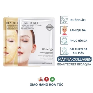 Mặt nạ thủy tinh Bioqua dưỡng ẩm và giúp cải thiện da khô mất nước