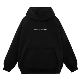 Áo Hoodie Form Rộng Frozen Waiting For You Nỉ Bông Unisex Local Brand