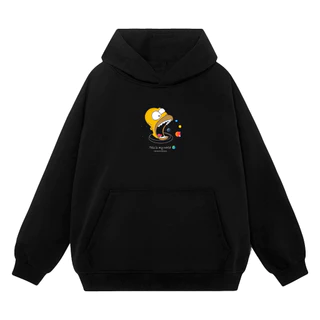 Áo Hoodie Form Rộng Frozen Space Nỉ Bông Unisex Local Brand