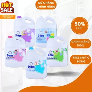 (CHÍNH HÃNG) Nước giặt quần áo em bé Dnee 3000ml.