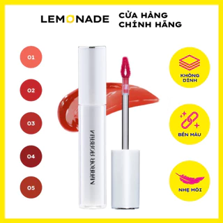 Son tint bóng không dính môi bền màu Mirror Mirror Water Tint Lemonade