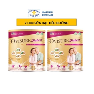 Combo 2 lon sữa hạt tiểu đường Ovisure Diabest 650g - Chính hãng