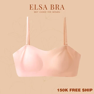 Áo Bra Su Đệm Mỏng Không Gọng Thun Lạnh Cài Sau Hai Dây Vai Gợi Cảm ELSA BRA 3070