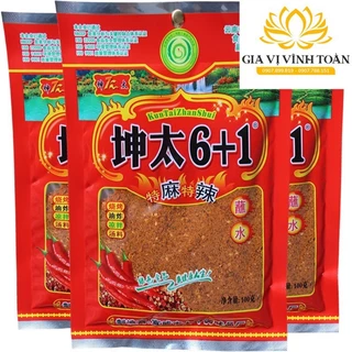 Bột ớt 6+1 Bột ớt trộn tê cay tổng hợp (100gram)