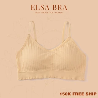 Áo Bra Cotton ELSA BRA Đệm Su Mỏng Thông Hơi Thoáng Khí Gợi Cảm - C07