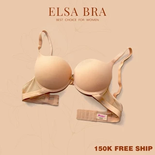 Áo Ngực Su ELSA BRA Đệm Dày 3Cm Nâng Đẩy Ngực Cài Say - K32