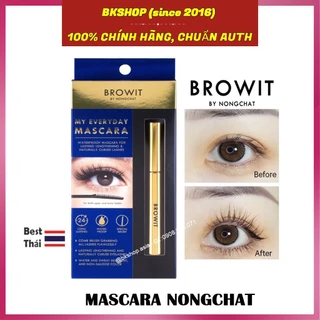 [Thái Lan] Mascara NongChat Browit My Everyday chuốt mi không trôi, làm dày, dài cong, tơi mi