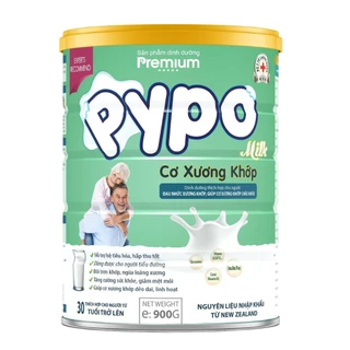 Sữa Bột PYPO MILK CƠ XƯƠNG KHỚP - 900g Dành Cho Người Thiếu Hụt Canxi, Đau Nhứt Xương Khớp, Giúp Cơ Xương Chắc Khỏe