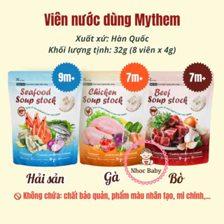 Viên nêm nước dùng Mythem Hàn Quốc (gói 8 viên) cho bé 7m+