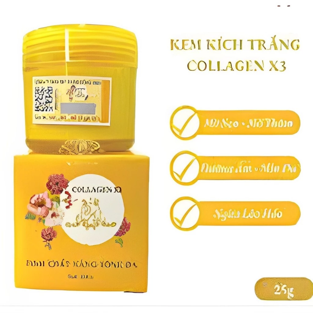 Kem kích trắng Collagen X3 Mỹ Phẩm Đông Anh