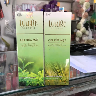 Gel Rửa Mặt WicBe Giảm Nhờn-Mụn-Trắng Da-Chống Lão Hoá 80ml