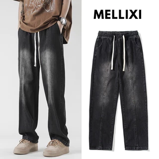 Quần jean baggy xuông nam nữ unisex phong cách trẻ trung năng động