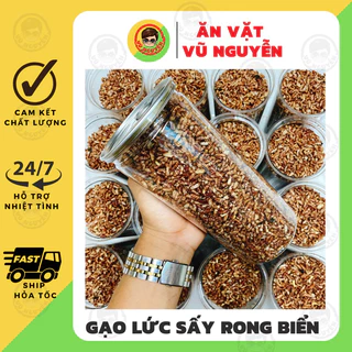 Gạo Lứt Sấy Rong Biển (Gạo Lức) - Tốt Cho Sức Khoẻ 350gr - Ăn Vặt Vũ Nguyễn Vừa Ngon Vừa Rẻ - Ship Hỏa Tốc