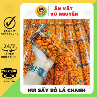 Nui Sấy Khô Bò Lá Chanh 350g - Ăn Vặt Vũ Nguyễn Vừa Ngon Vừa Rẻ - Ship Hỏa Tốc