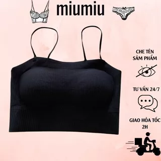 Áo Bra Cotton Đệm Su Mỏng Áo Bra 2 Dây C16