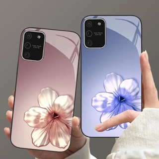 Ốp Lưng SAMSUNG S10 LITE Mặt lưng cường Lực Họa Tiết