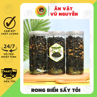 Rong Biển Sấy Tỏi 200g - Ăn Vặt Vũ Nguyễn Vừa Ngon Vừa Rẻ - Ship Hỏa Tốc