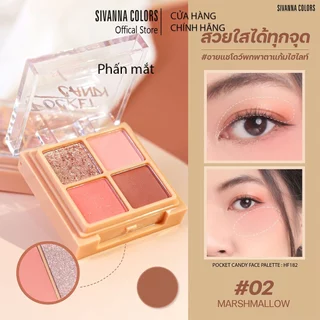 [From Thailand] Phấn mắt 6 ô Sivanna Colors Pocket Candy Face Palette HF182