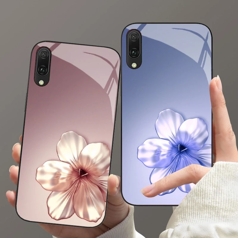 Ốp Lưng HUAWEI Y7 PRO 2019 Mặt lưng cường Lực Họa Tiết