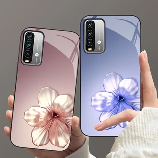 Ốp Lưng XIAOMI REDMI 9T, POCO M3 Mặt lưng cường Lực Họa Tiết