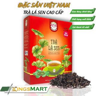 Trà Lá Sen Cao Cấp - Thương hiệu Ba Tre - Đặc sản Đồng Tháp - Hộp 60g - Kingsmart