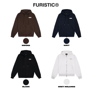 [ NHẬP MÃ "FURIHDOFF" GIẢM NGAY 30K ] Áo khoác hoodie nỉ khóa kéo zip 2 chiều / FURISTIC® METAL LOGO ZIP HOODIE