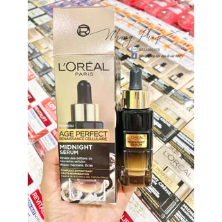 Serum dưỡng ẩm ban đêm Loreal Age Perfect Cell Renewal Midnight Serum 30ml