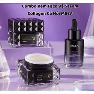 [Chính Hãng] Combo Kem Face Và Serum Collagen Cá Hồi MEEA