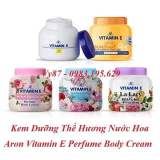 Dưỡng Thể Hương Nước Hoa Aron Vitamin E Perfume Body Lotion 200ml