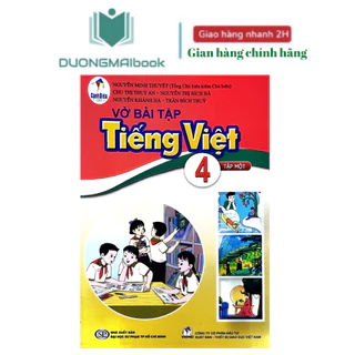 [Shop đi đơn trên 50K] Sách - Vở bài tập Tiếng Việt 4 Cánh Diều (bán kèm 1 bút dạ kim tím)