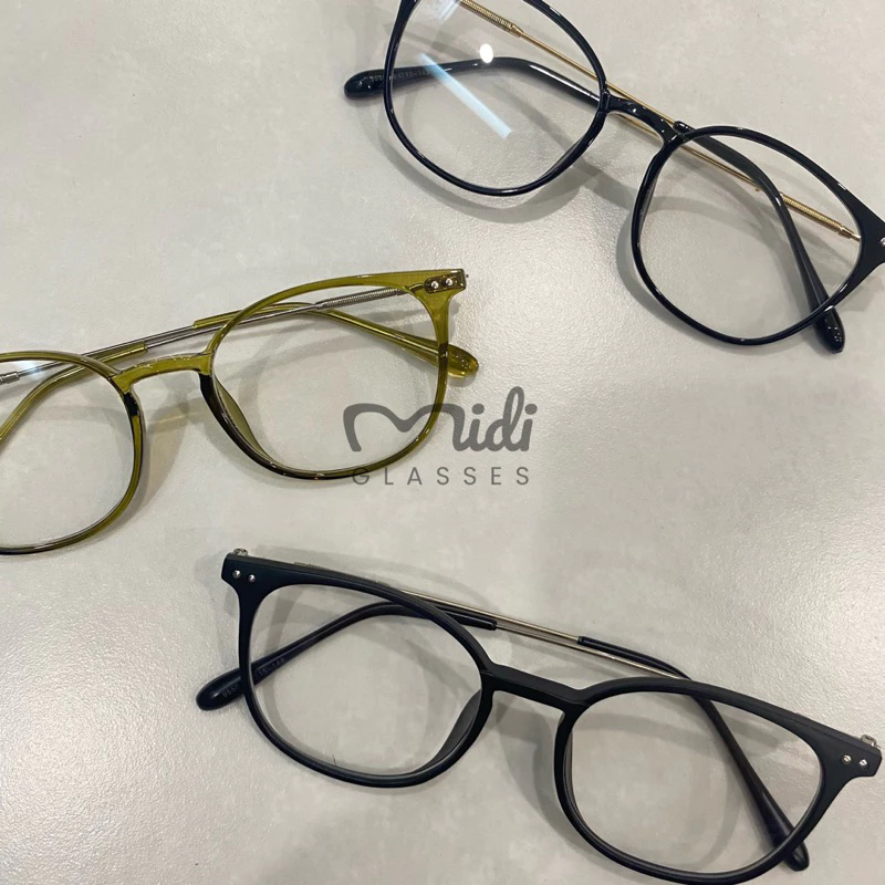 Kính vuông bầu càng kim loại basic