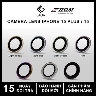 Kính Cường Lực Camera Lens ZEELOT PIshield Titanium Cho iPhone 15 Plus / 15