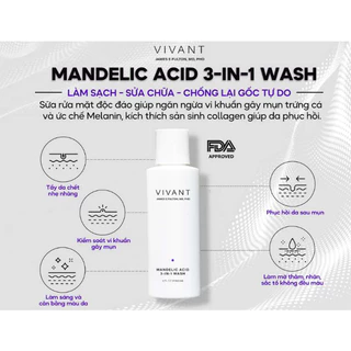 [ CÔNG TY] MANDELIC ACID 3-IN-1 WASH – SỮA RỬA MẶT PHỤC HỒI VÀ LÀM SẠCH SÂU