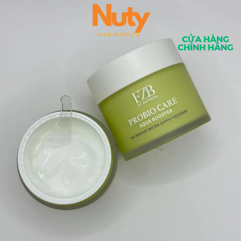 Kem cân bằng hệ vi sinh AQUA PROBIO CARE EZB 50g: Phục hồi da tổn thương chống lão hóa cấp nước sâu dưỡng ẩm mịn màng