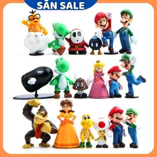 Đồ Chơi Mô Hình 18 Nhân Vật Trong Game Super Mario Bros 3cm-7cm (Thế Hệ I , Thế Hệ II)